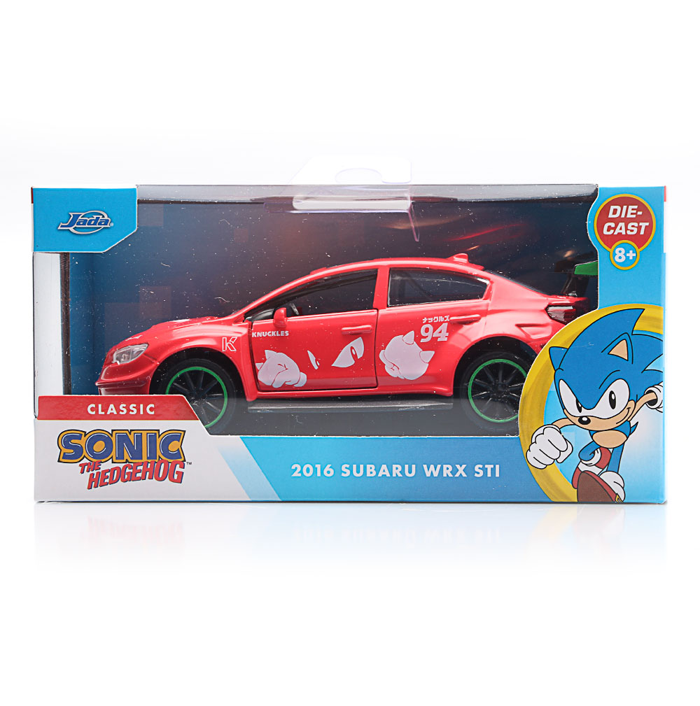 Spielzeugauto, Subaru WRX STI, Rot, Sonic, Die-Cast